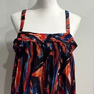 Women's Plus Size 20 Lane Bryant Multicolor Swing Blouse